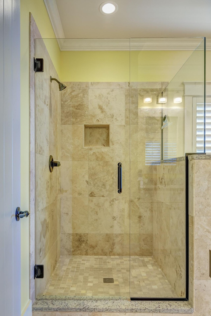 frameless shower door